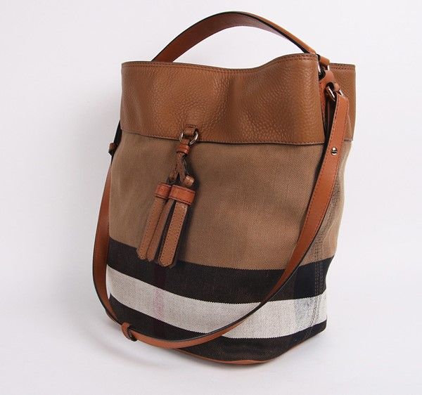 Burberry Ashby Brown Tassel Hobo Shoulder Bag 3982939
