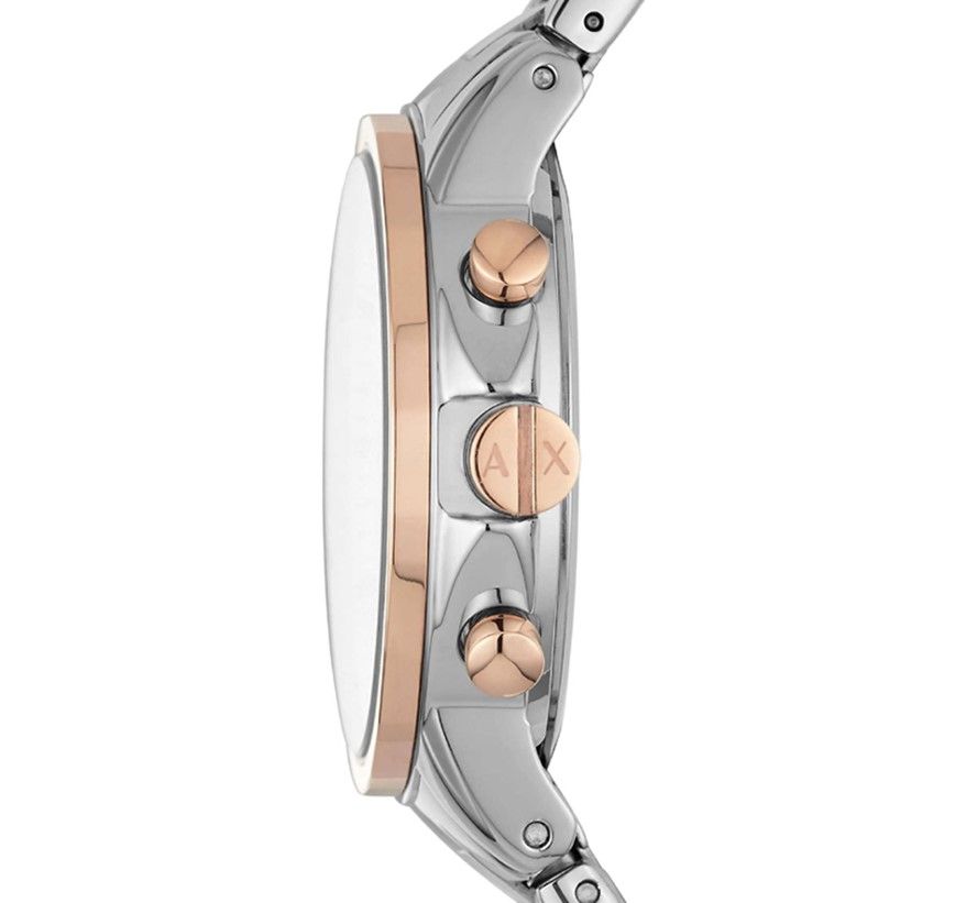 익스체인지 AX4331 펄다이얼 자개판 크로노 36MM 투톤컬러