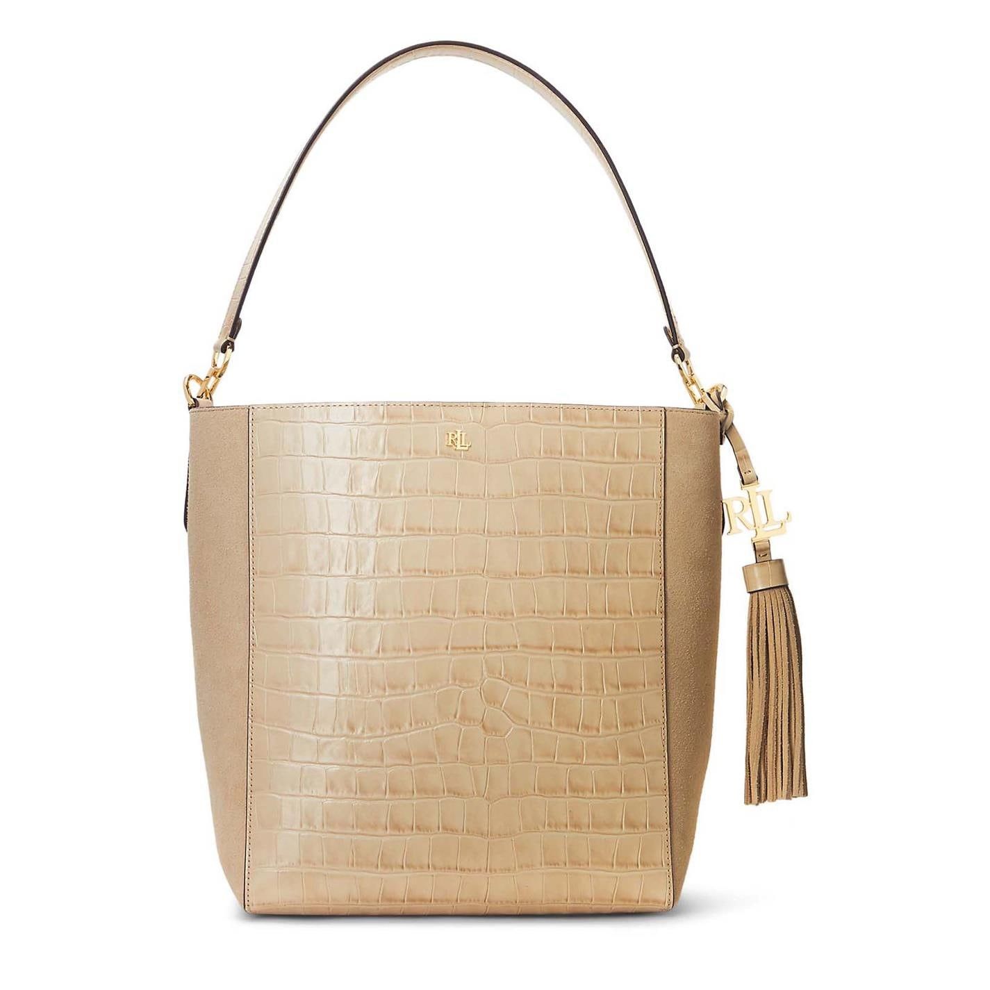 폴로랄프로렌-크록 숄더 가방 Croc Adley Shoulder Bag Parchment 70528269 | 트렌비 폴로랄프로렌-크록 숄더 가방 Croc Adley Shoulder Bag Parchment 70528269 | 트렌비
