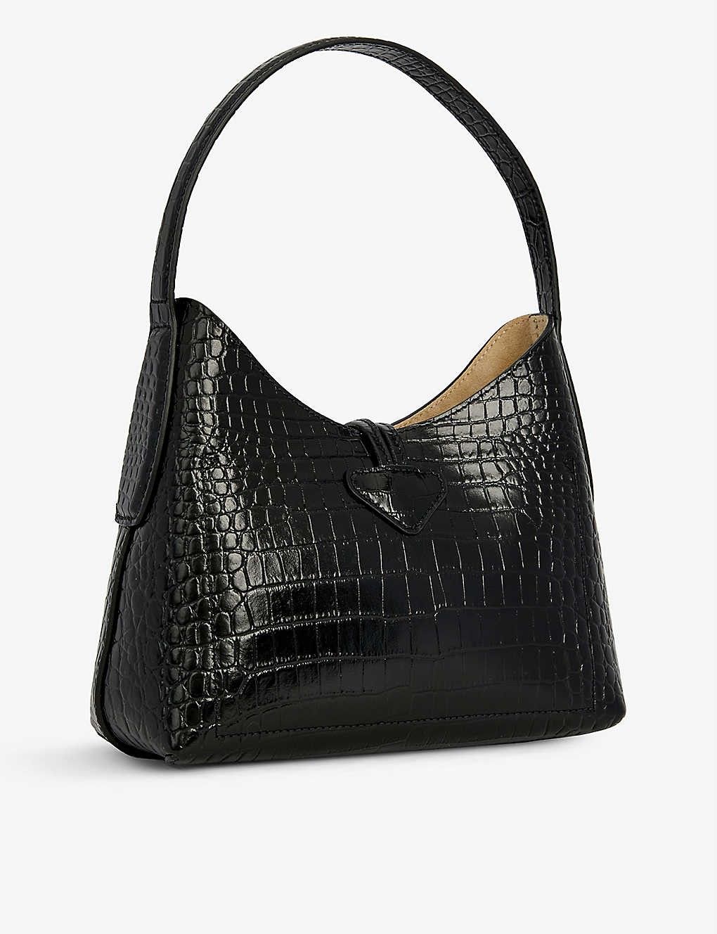 Roseau S Handbag Black - Leather (10095HPN001)