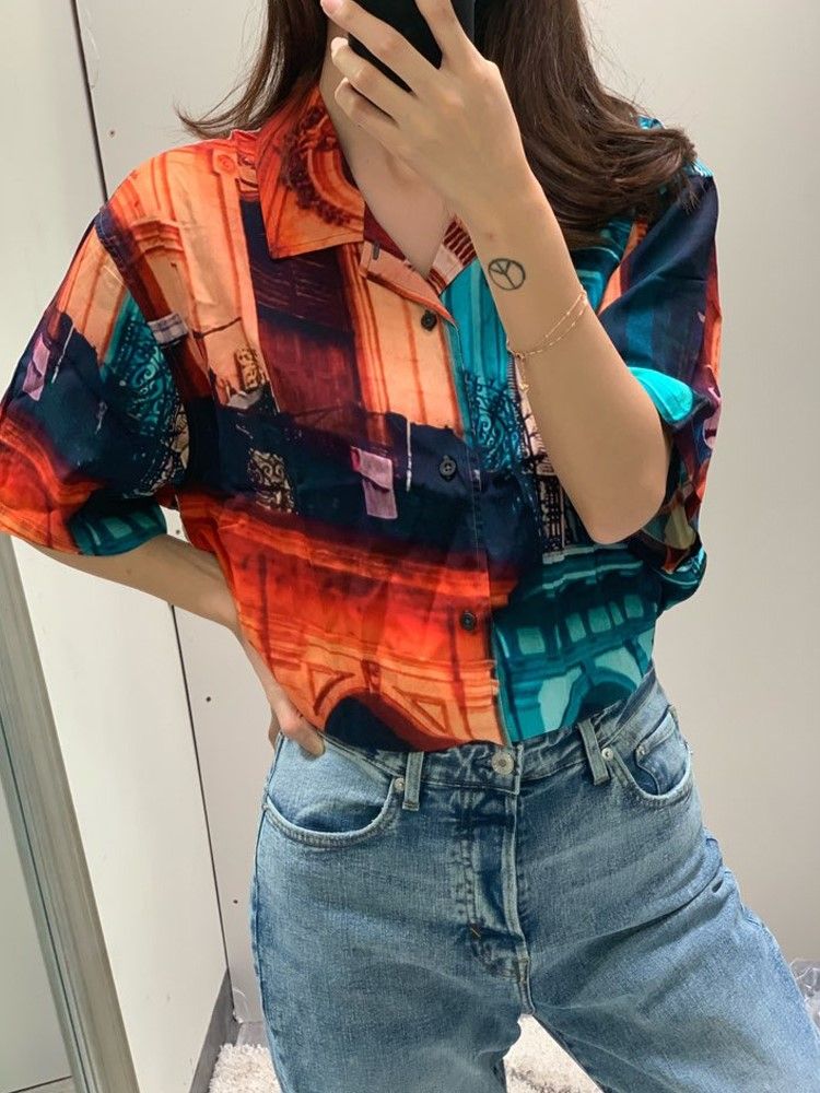 하바나 리조트 남녀공용 반팔 셔츠 BU00073 4983820587