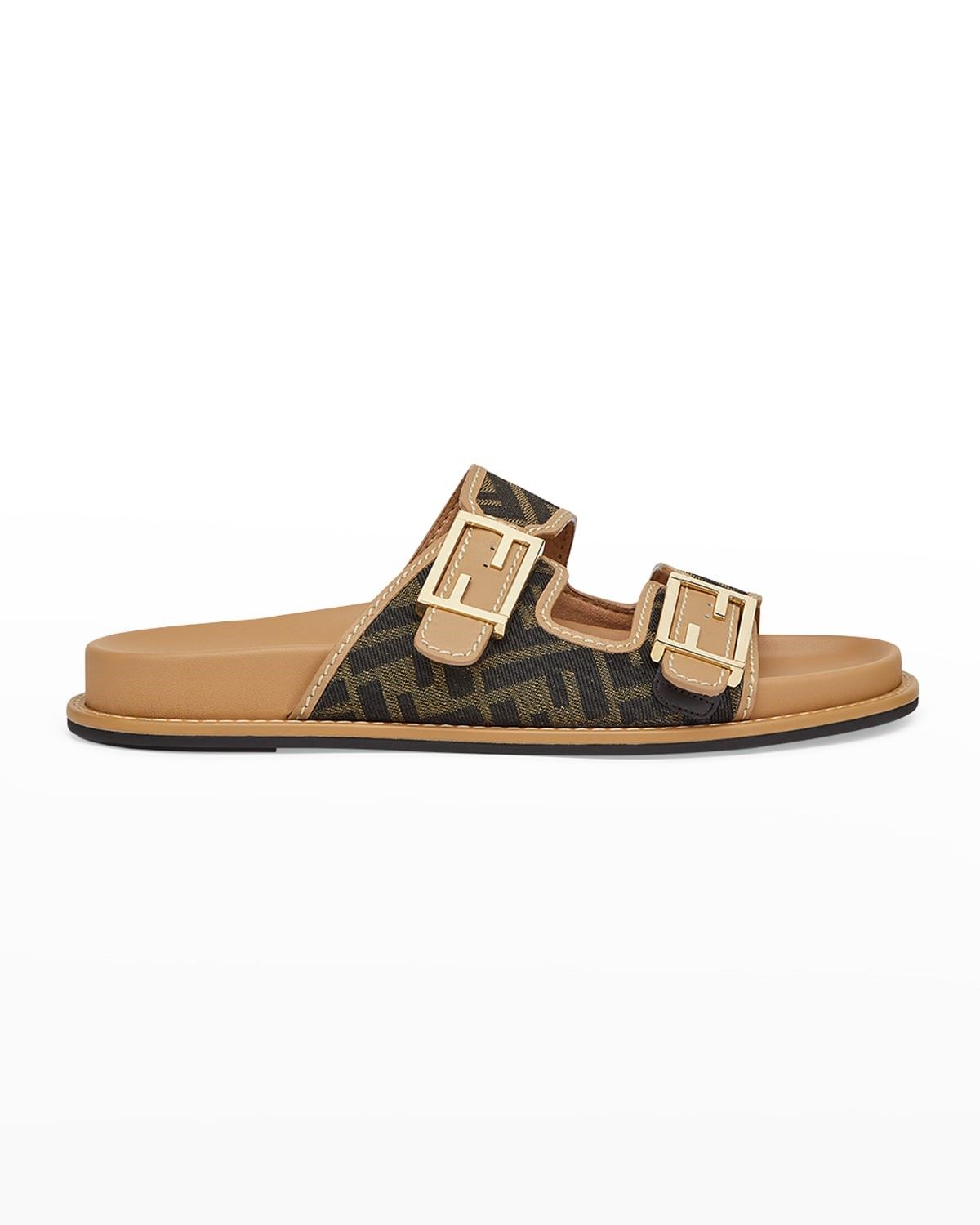 ff jacquard sandals