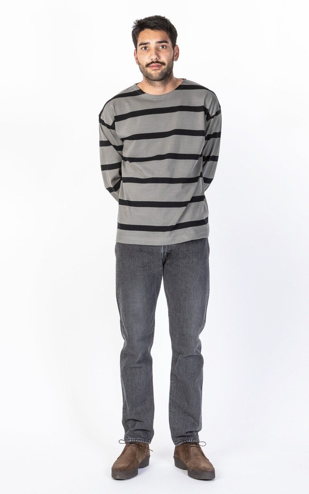 핏 데님 블랙 Ivy Fit Jeans 107 Black Denim Stonewashed 110963