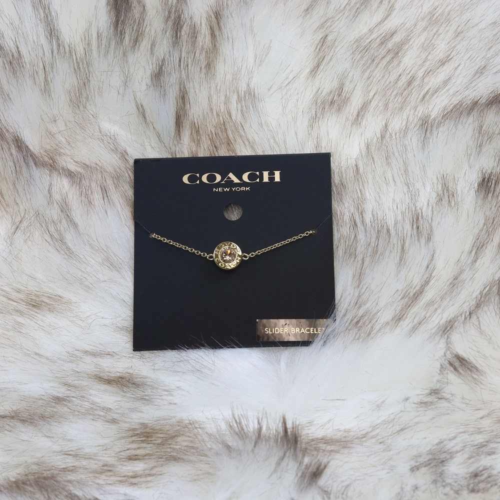 Coach open circle hot sale slider bracelet