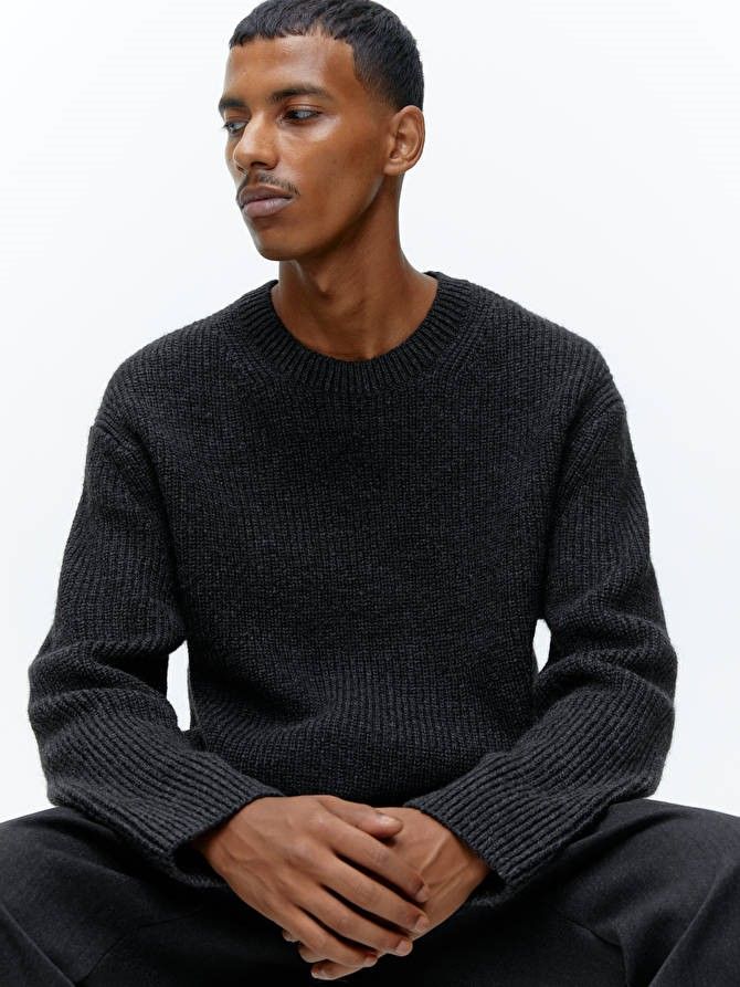 아르켓-울 알파카 점퍼 Wool and Alpaca Neps Jumper 1018404001 Brown | 트렌비 아르켓-울 알파카 점퍼 Wool and Alpaca Neps... 