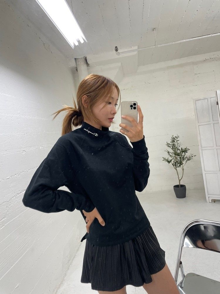 파워블렌드 모크넥 여성 긴팔 티셔츠 4색 택1 W59220 586OEA 7155285872