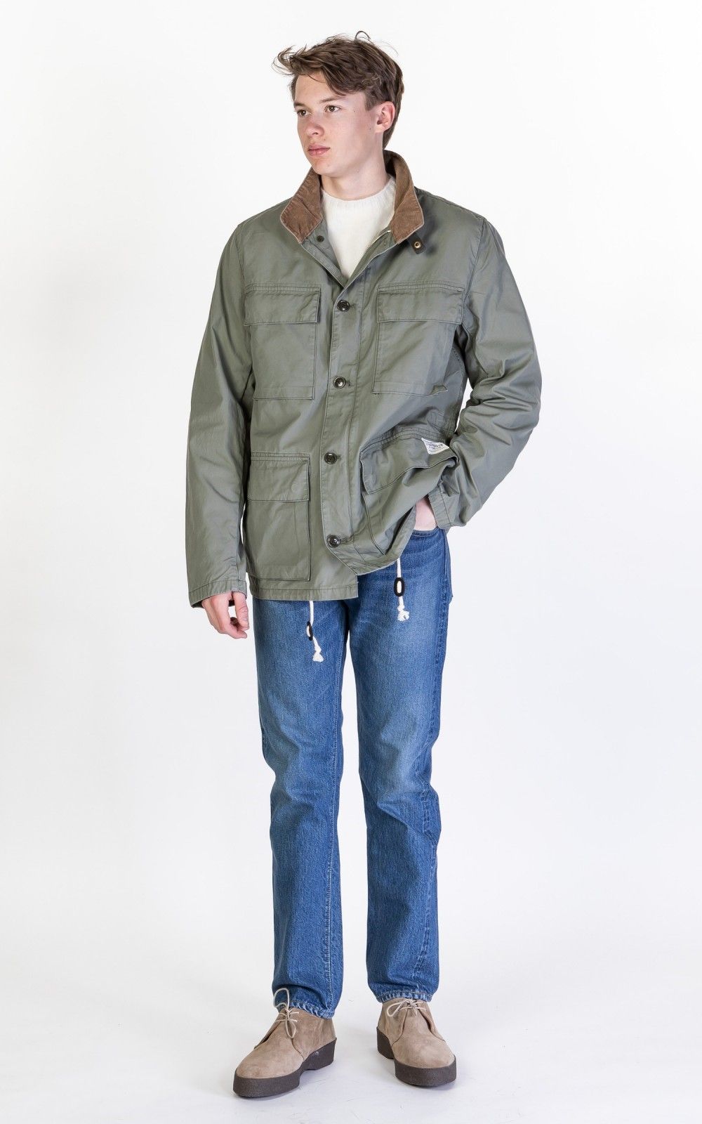 바버-자켓 라이트 Flyn Casual Jacket Light Moss 115126 | 트렌비 바버-자켓 라이트 Flyn Casual Jacket Light Moss 115126... 