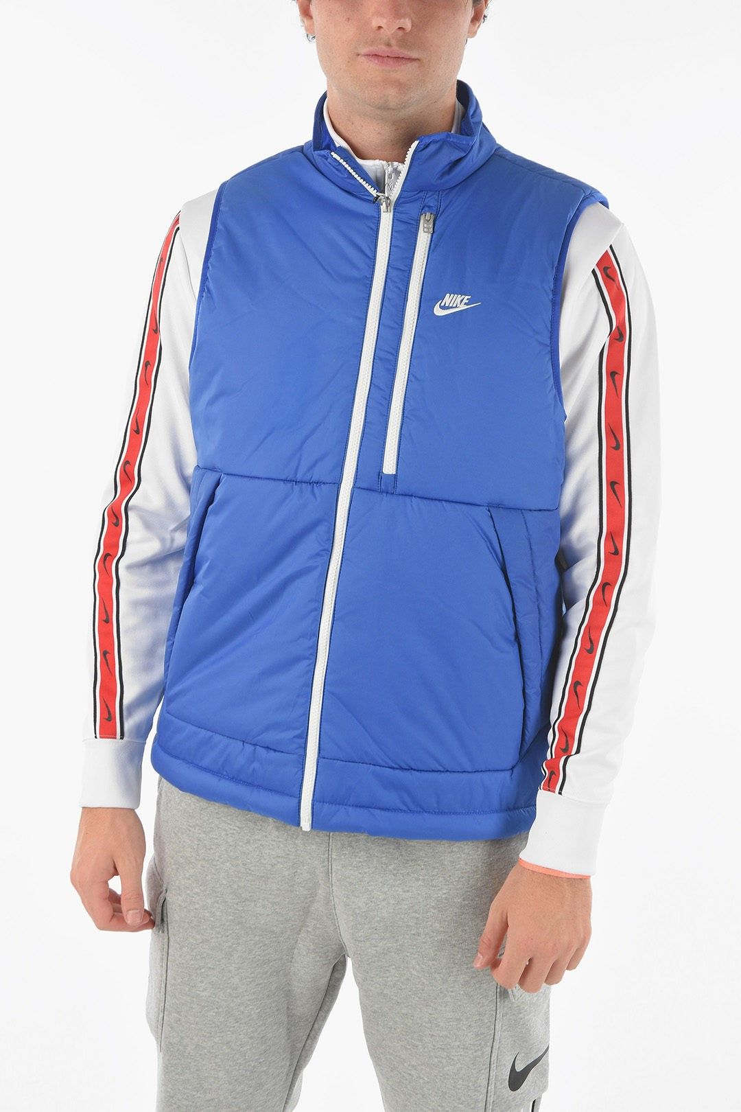 배색 집업 민소매 핏 패디드 자켓 Contrasting Zip Sleeveless THERMA FIT Padded Jacket 445686