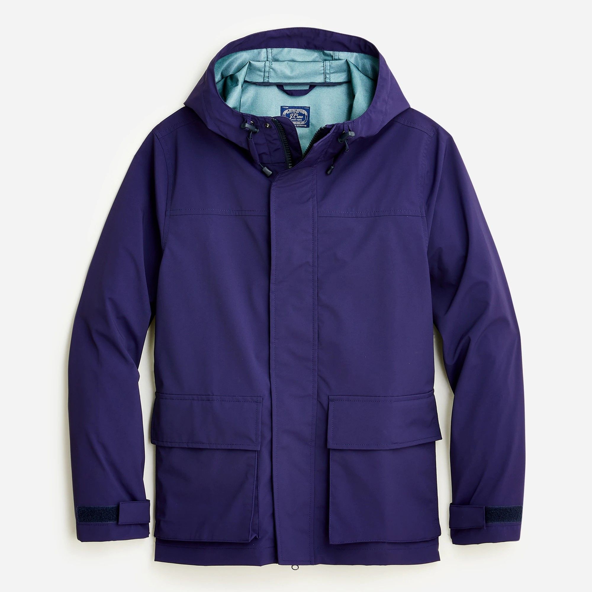 제이크루-자켓 Brunswick rain jacket AJ375 BRIGHT INDIGO | 트렌비