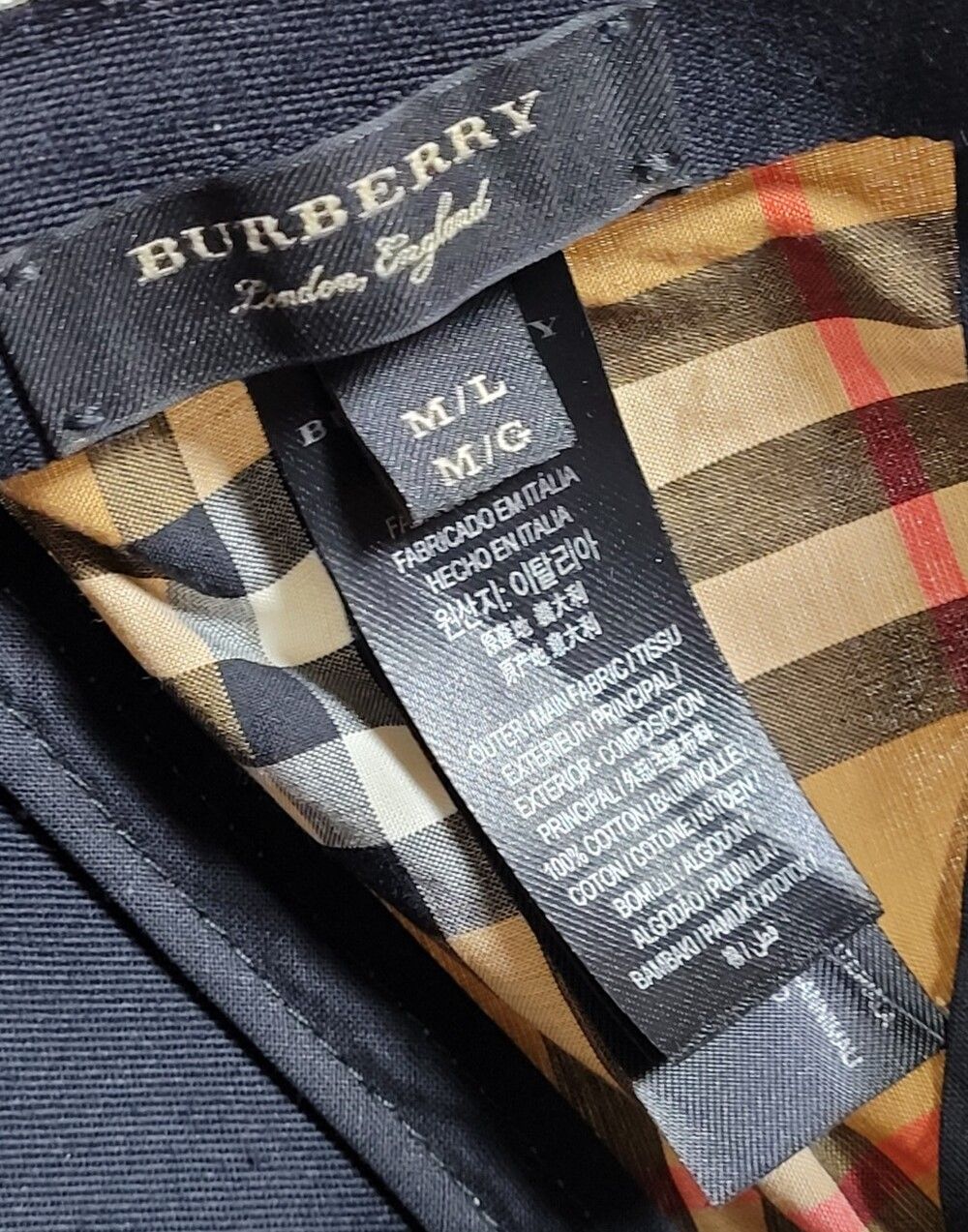 Burberry Vintage Check Baseball Cap ML 35688422 | eBay
