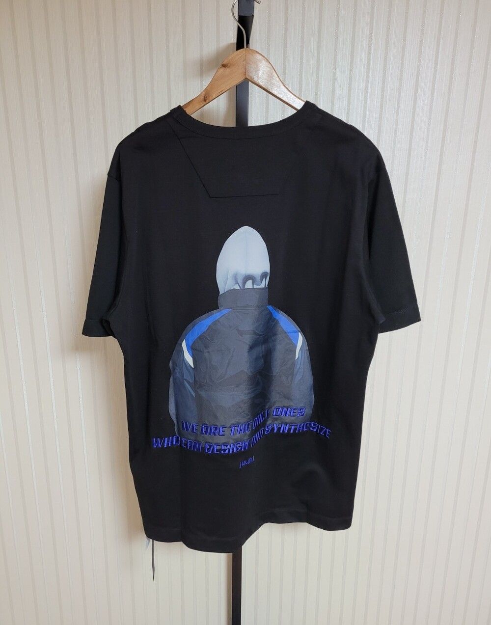 44   블랙 카렐펑크 오버핏 반팔티셔츠