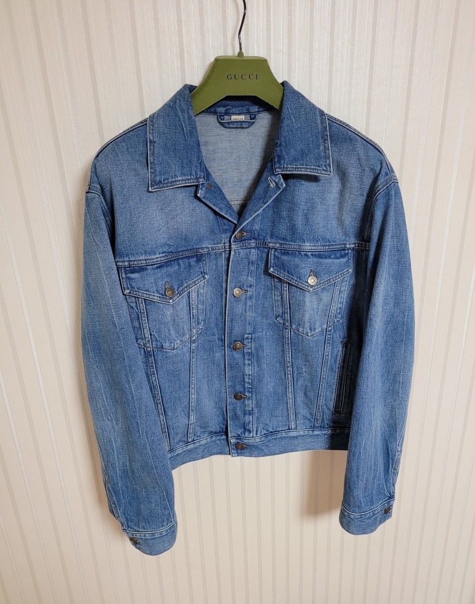 Gucci 50 X Kai Teddy Bear Logo Denim Jacket 29956729 | eBay