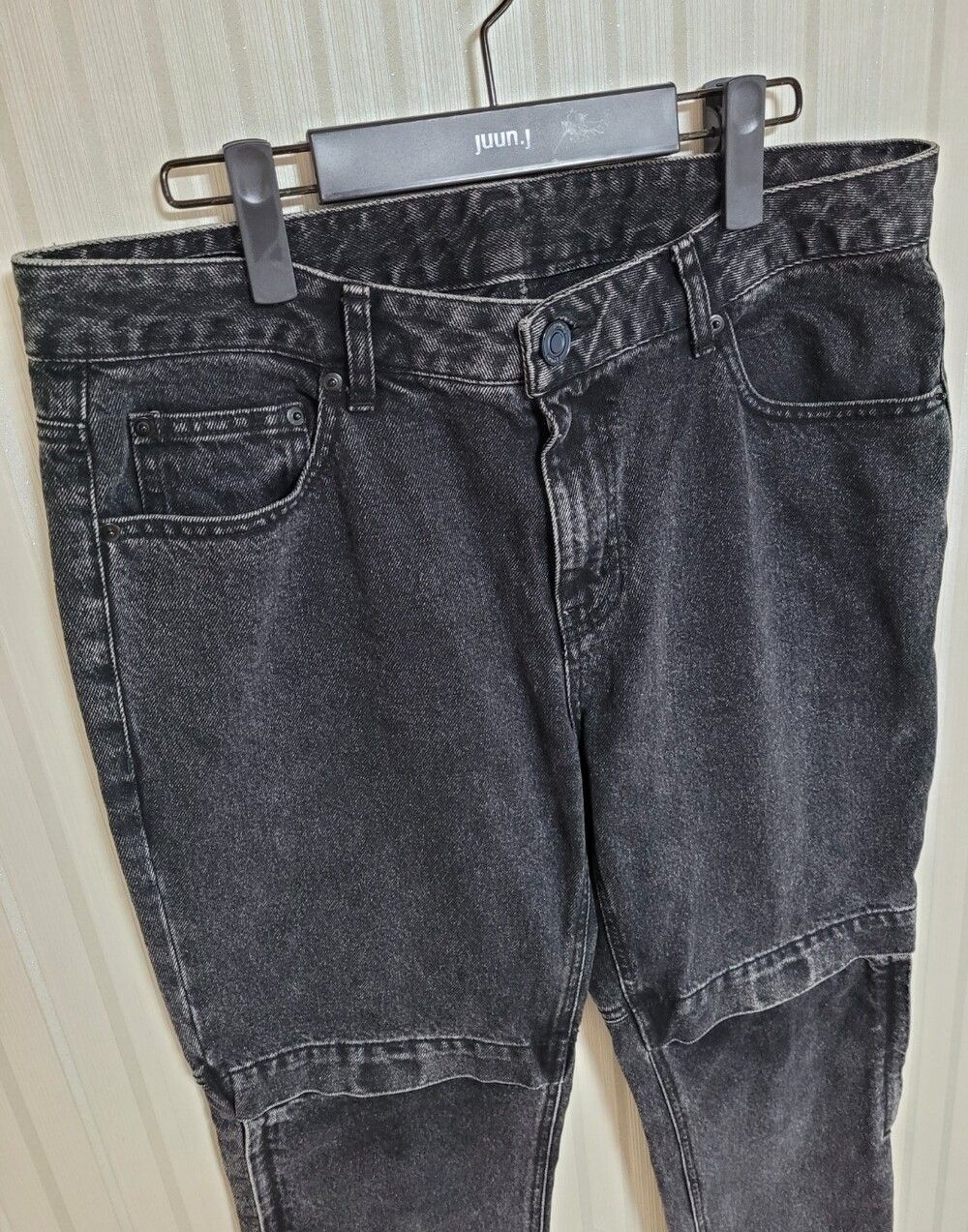 Juun.j Denim Black Zipper Jogger Pants 48 - SKU | eBay Juun.j Denim Black Zipper Jogger Pants 48 - SKU | eBay