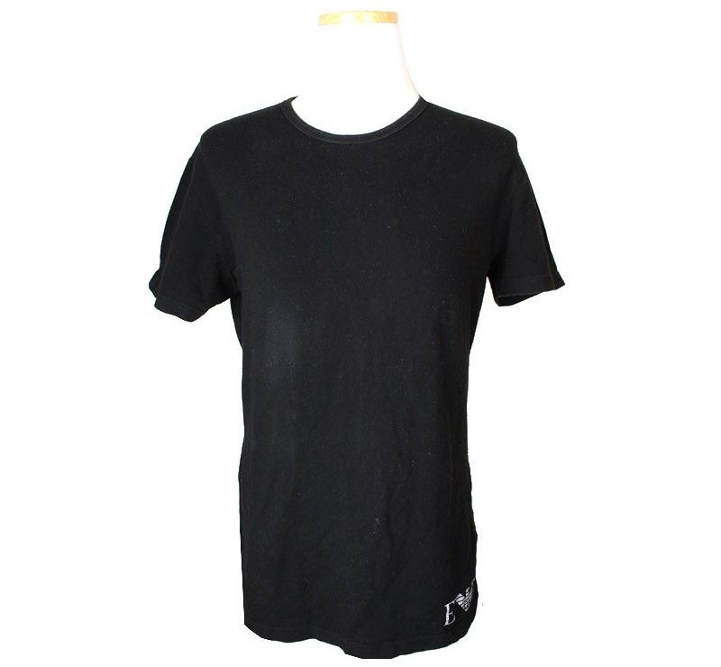 Armani Emporio Black Cotton Stretch Top L 26807187 | eBay Armani Emporio Black Cotton Stretch Top L 26807187 | eBay