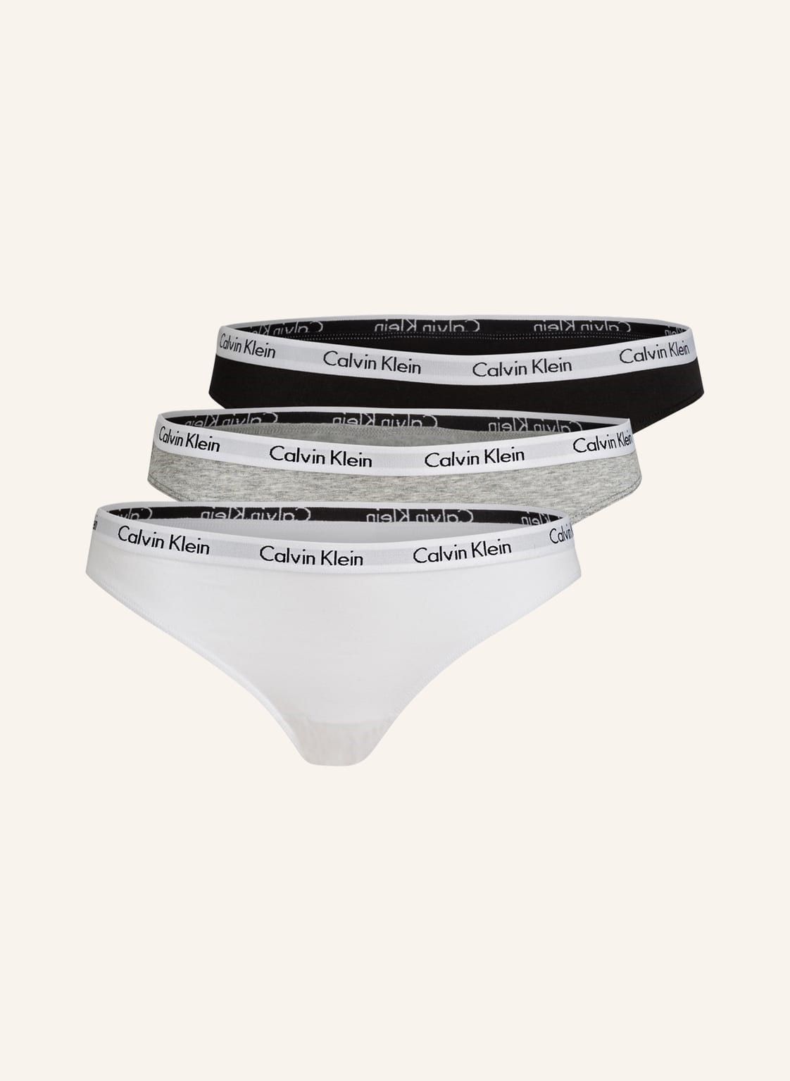 캘빈클라인-팬티 3-Pack Briefs Carousel 1000744004 Black/ Gray/ White | 트렌비