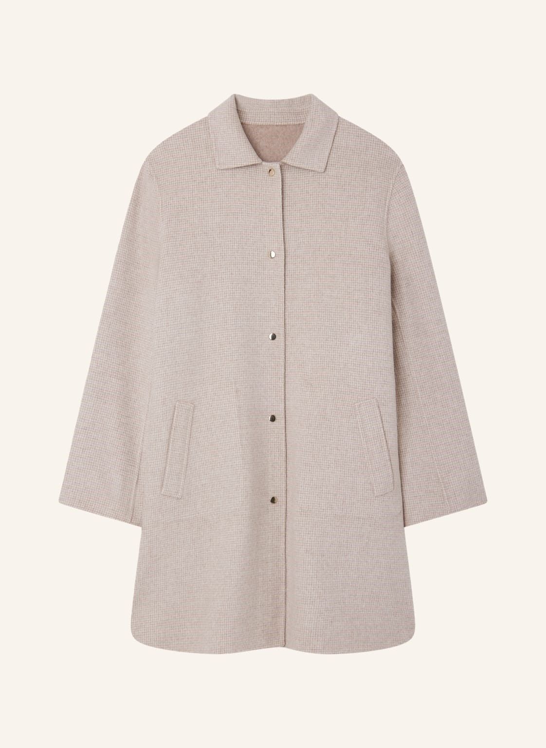제라르다렐-체크 울 코트 Soline Check Wool Blend Coat, Blue... 트렌비 제라르다렐-체크 울 코트 Soline Check Wool Blend... 