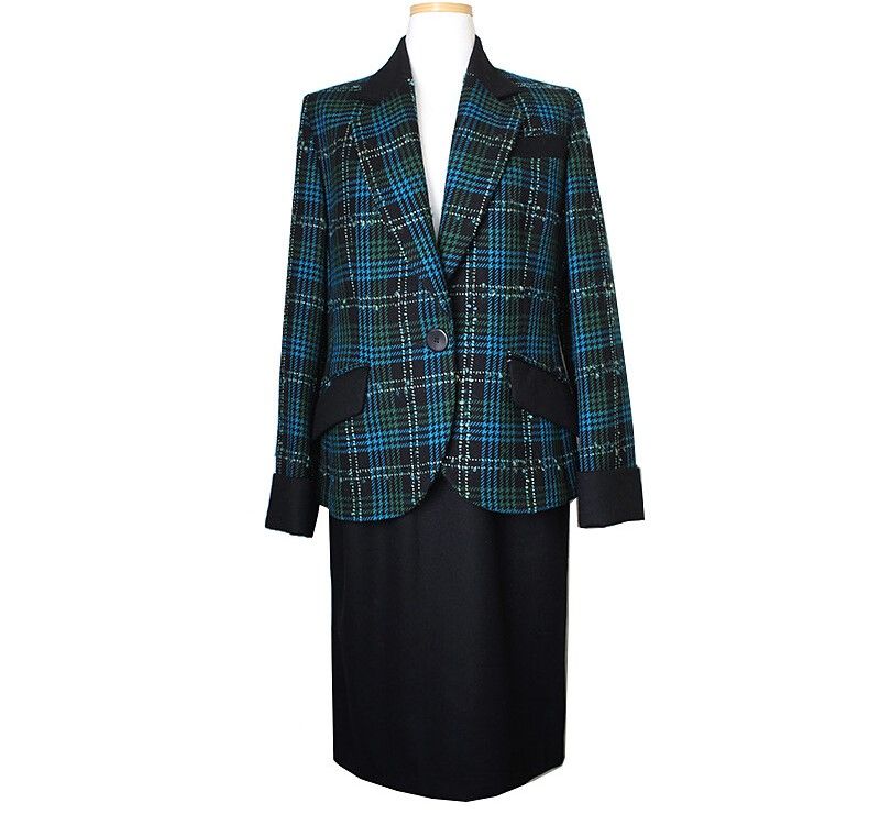 Celine Check Tweed Two-Piece 55 37753076 | eBay