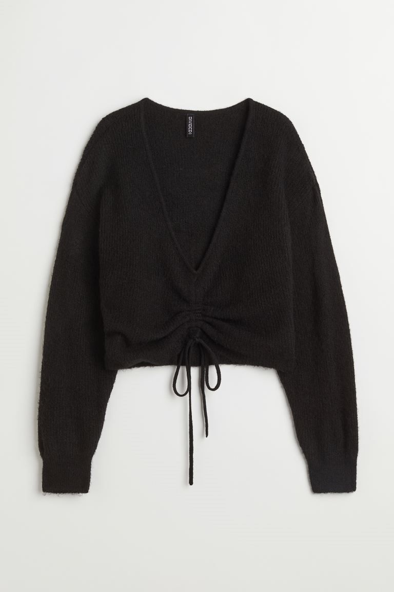 에이치앤엠-드로우스트링 점퍼 Drawstring jumper 1035276001... 트렌비 에이치앤엠-드로우스트링 점퍼 Drawstring jumper... 