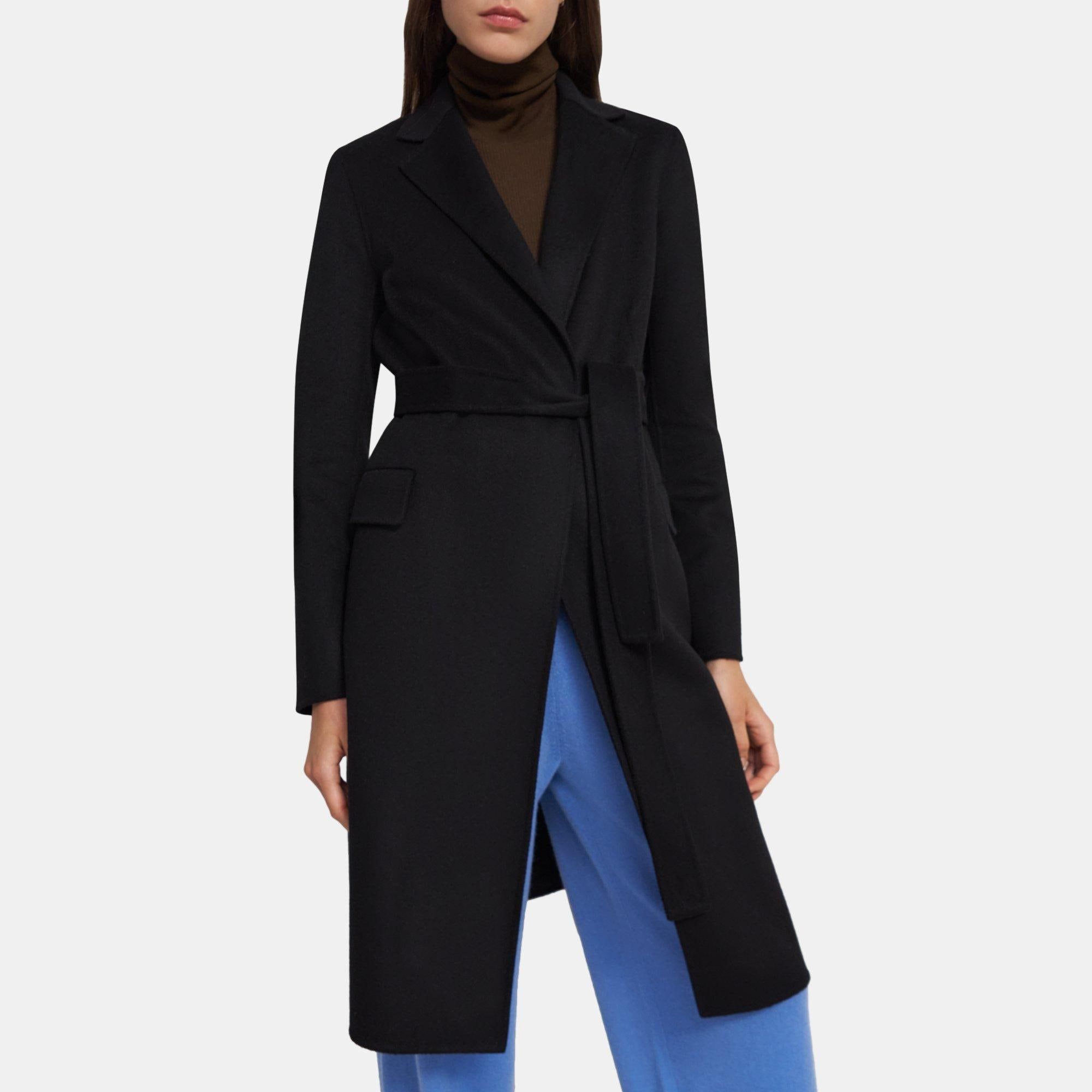 띠어리-코트 울 캐시미어 Belted Coat in Double-Face Wool-Cashmere 192648439769 | TRENBE 띠어리-코트 울 캐시미어 Belted Coat In Double-Face Wool-Cashmere 192648439769 | Trenbe