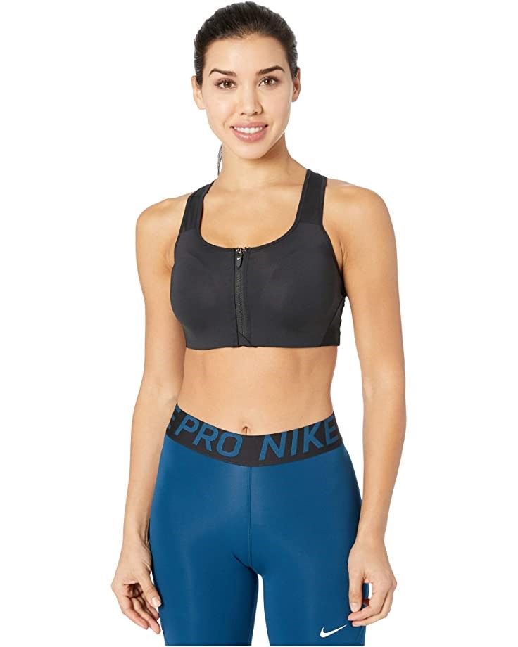 nike shape zip bra