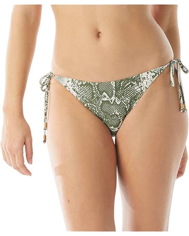 Vince Camuto Seychelle Floral Shirred Smooth Fit Bikini Bottom
