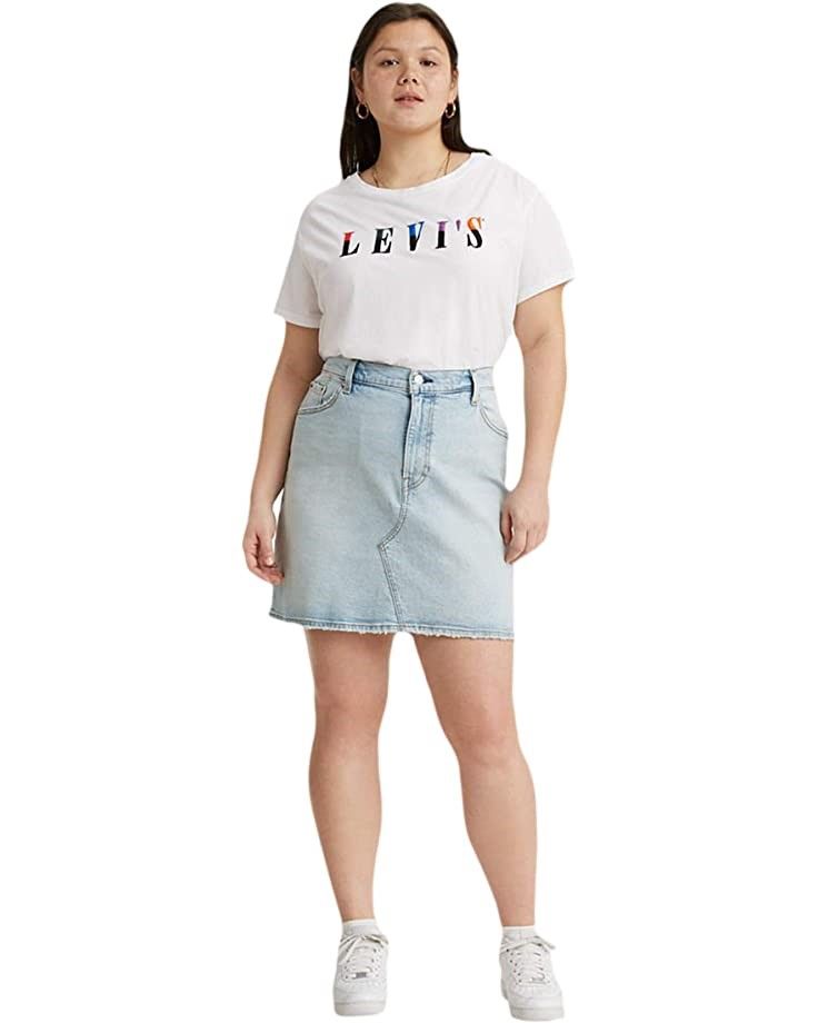 levi's premium deconstructed skirt