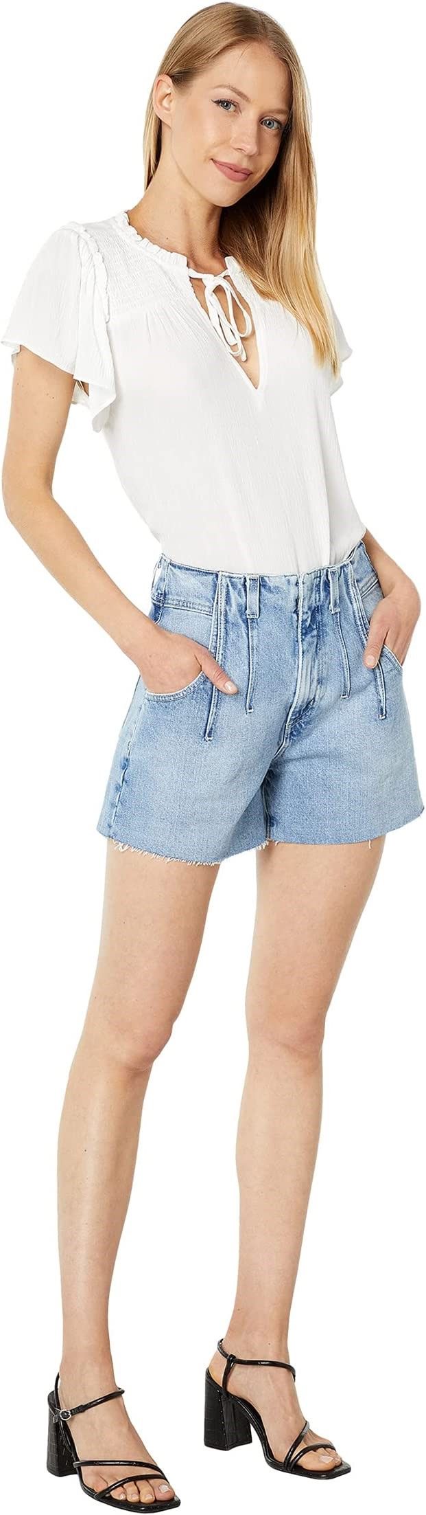 AG Jeans-데님 바지 AG Jeans Darted Aven Shorts in Billboard