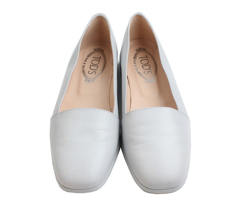 Tods Light Grey Loafers 37 41045597 | eBay display picture 1