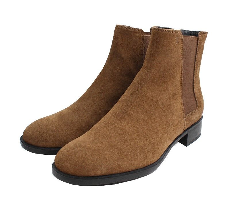 【可愛いスエード♪】TOD‘S Stivaletto Chelsea In Suede Woman BLUE Tod's Chelsea Boots in Suede XXW08J0GF90BYE34U824