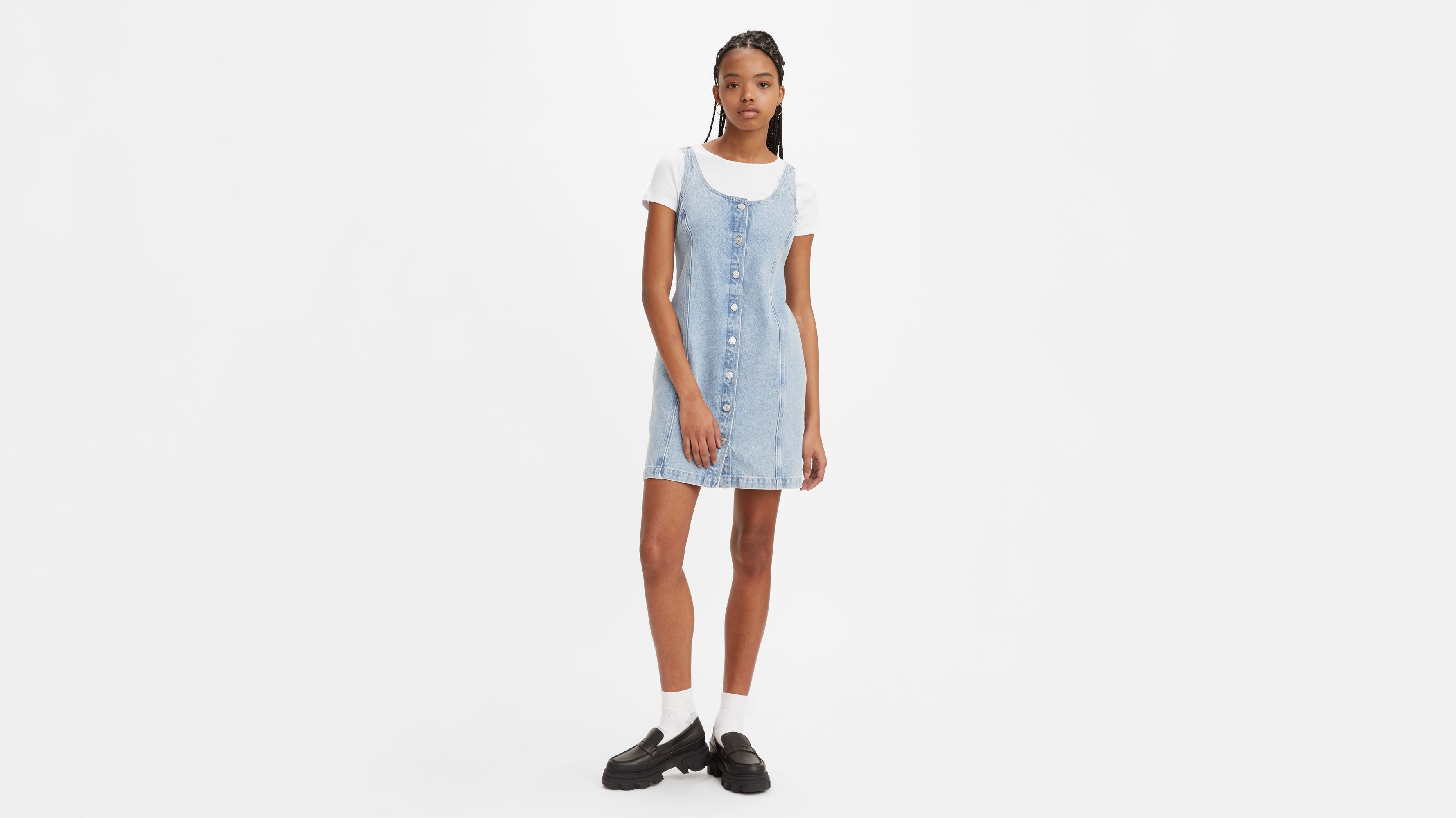 데님 미니 드레스 Tuli Denim Mini Dress A33510001