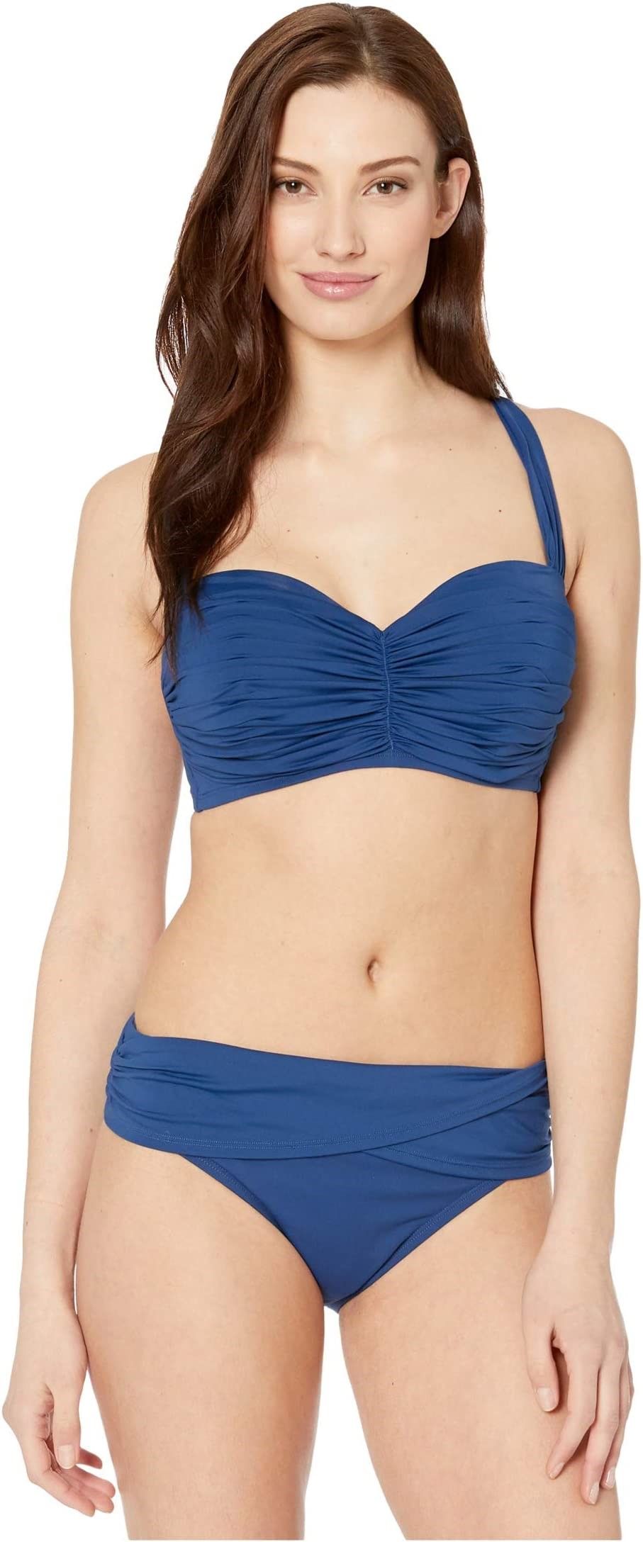 Bleu Rod Beattie Go For Bold Shirred Bandeau