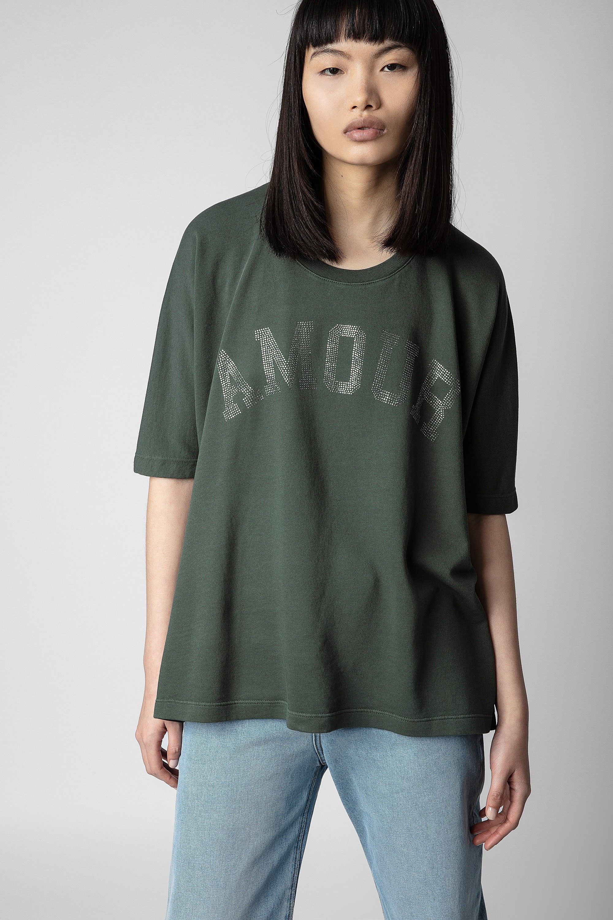 쟈딕앤볼테르-스웻셔츠 포틀랜드 Sweatshirt Portland... 쟈딕앤볼테르-스웻셔츠 포틀랜드 Sweatshirt Portland JWSS00001 KAKI... 