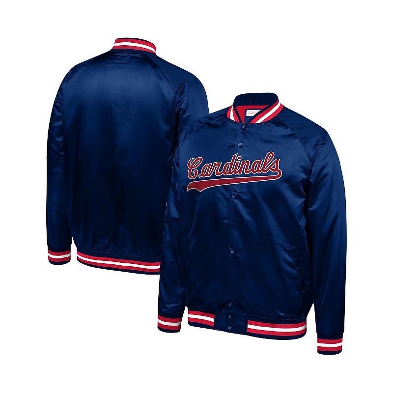 Men's Mitchell & Ness Red/Royal LA Clippers Hardwood Classics Highlight  Reel Windbreaker Half-Zip Hoodie