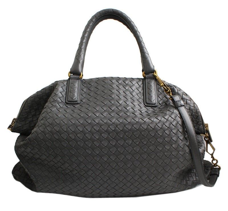 Bottega Veneta Grey Woven Big Tote and Shoulder Bag 26811442