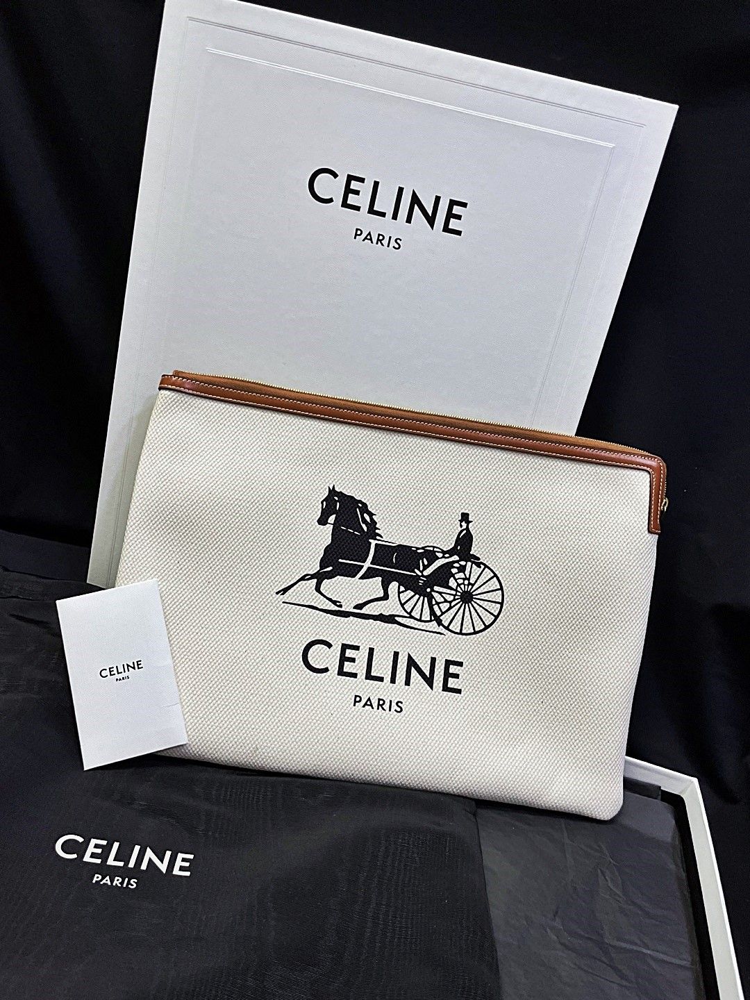 Celine Small Pouch with Strap
