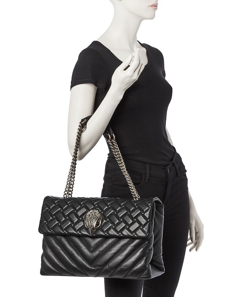 퀼티드 가죽 숄더 가방 Kensington XXL Quilted Leather Shoulder Bag 4006275