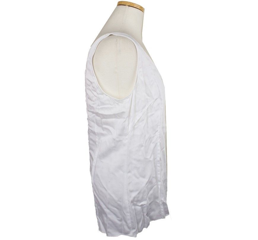 Escada White Silk Sleeveless Top 36 26807625 | eBay