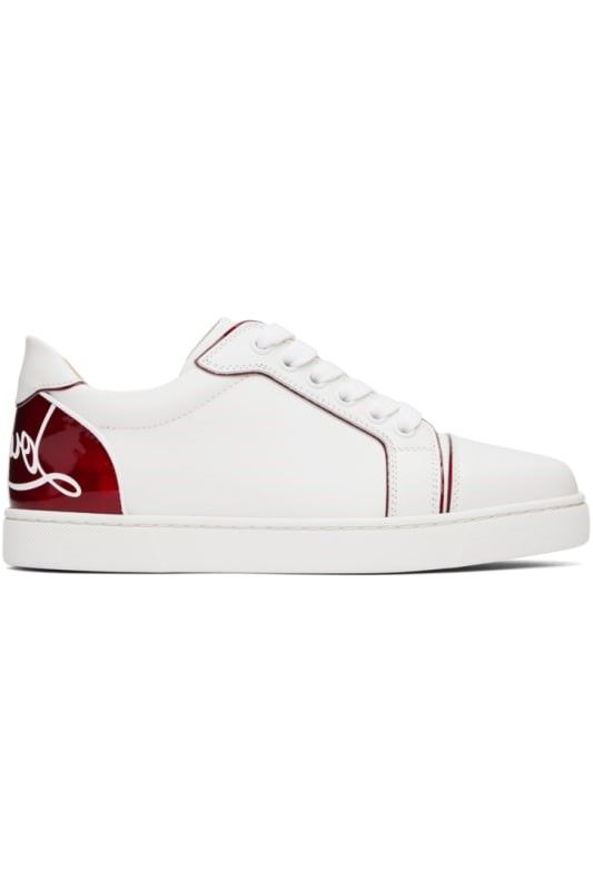 CHRISTIAN LOUBOUTIN Vieirissima two-tone leather sneakers