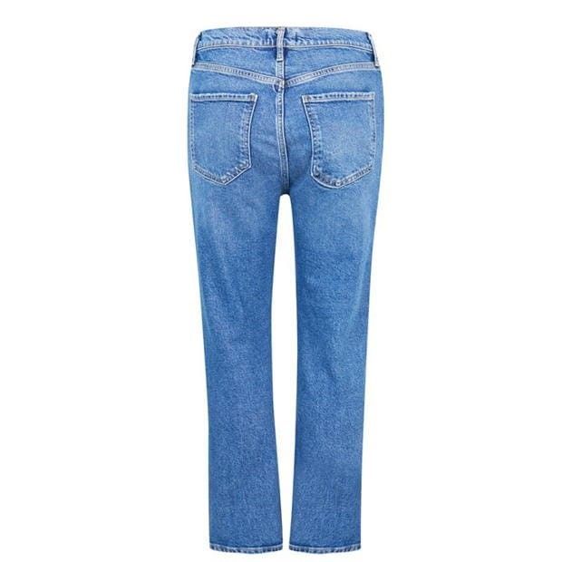 Riley Cropped Straight Jeans