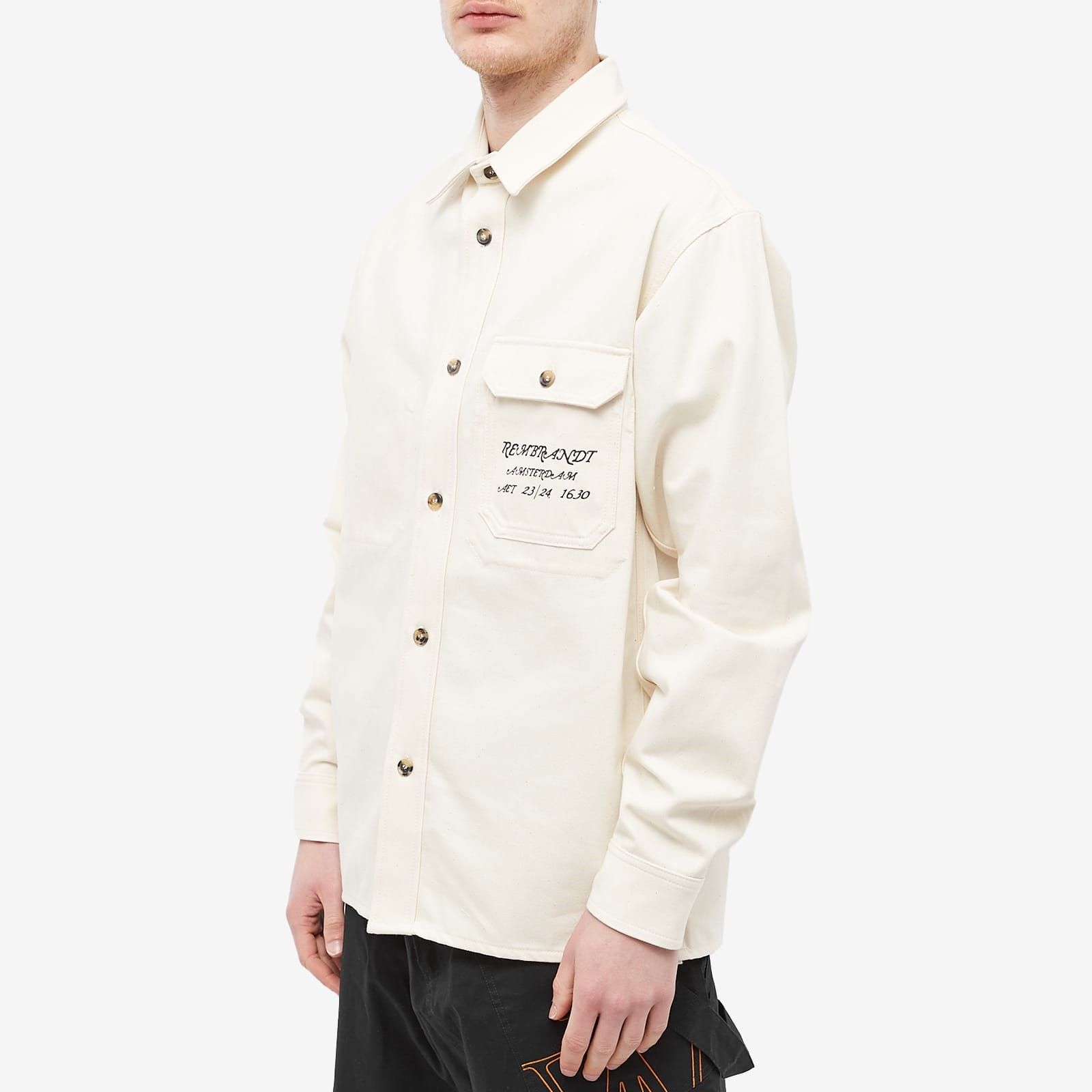 프린트 오버셔츠 Rembrandt Print Overshirt SH0231-PG1122-002 Off White