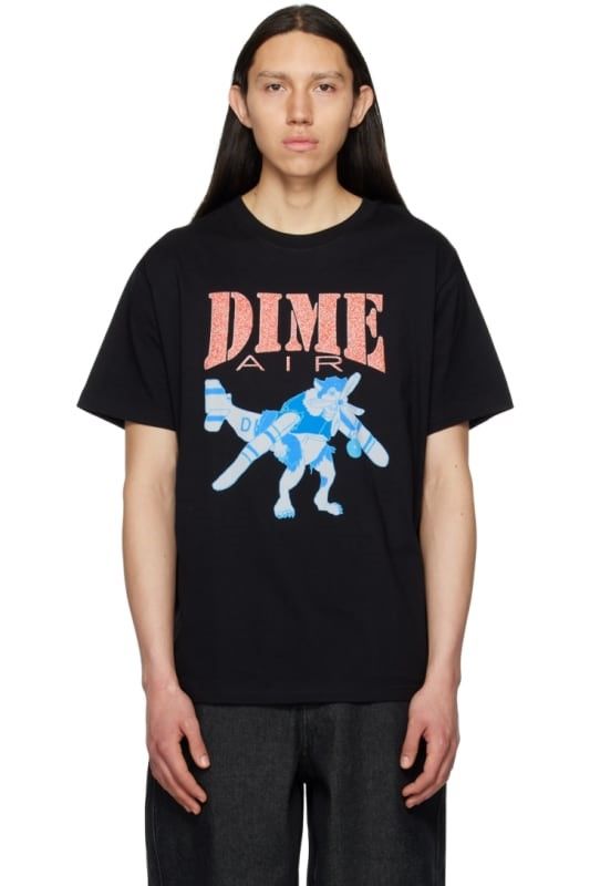 DIME-블랙 티셔츠 Black 'Dime Air' T-Shirt 12790541 | TRENBE