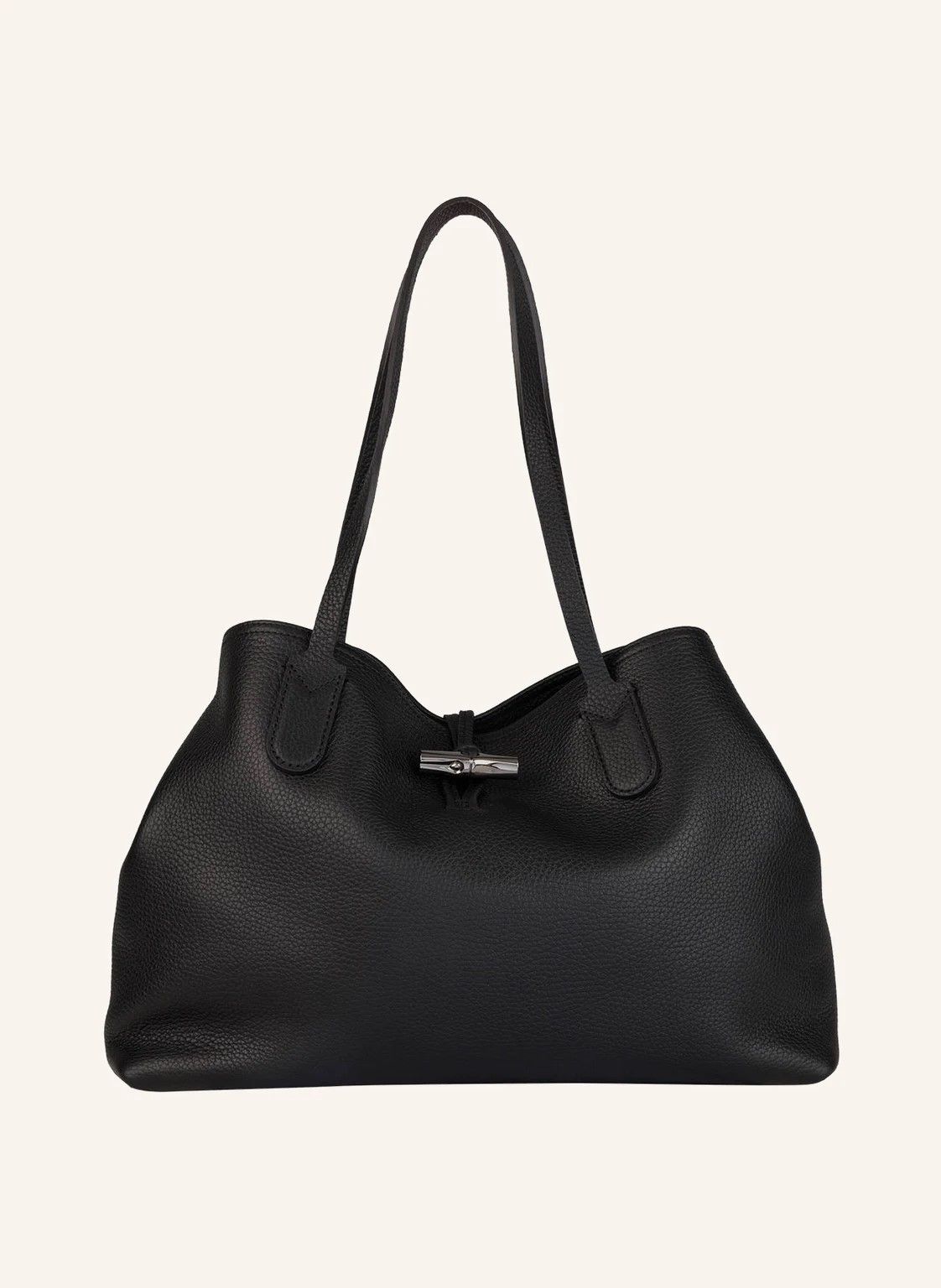 Le Pliage Xtra M Hobo bag Ecru - Leather (10189987037)