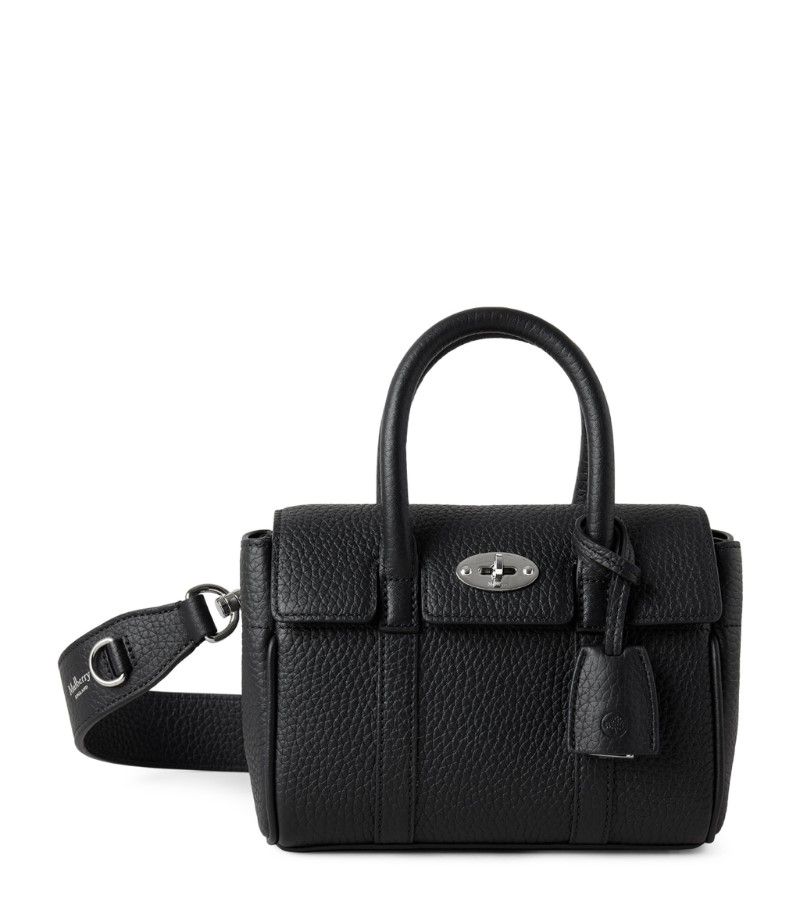 멀버리-멀버리 블랙 미니 베이스워터 크로스바디 가방 Mulberry Black Mini Bayswater Cross-Body Bag |  Harrods Uk 19258559 | Trenbe