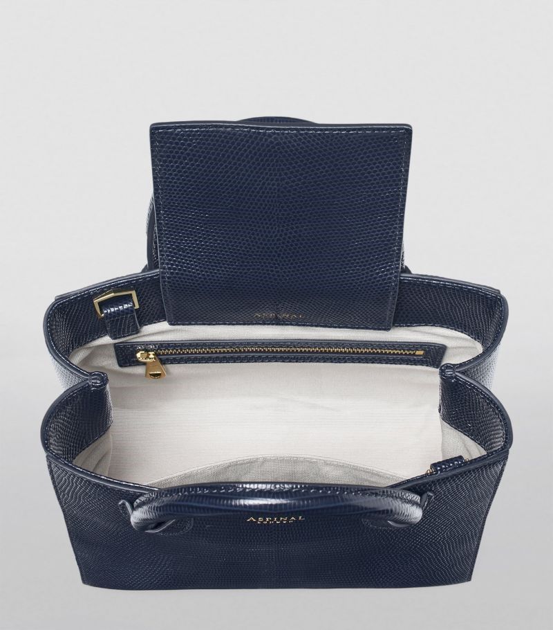 Aspinal of London Leather Reporter Wash Bag