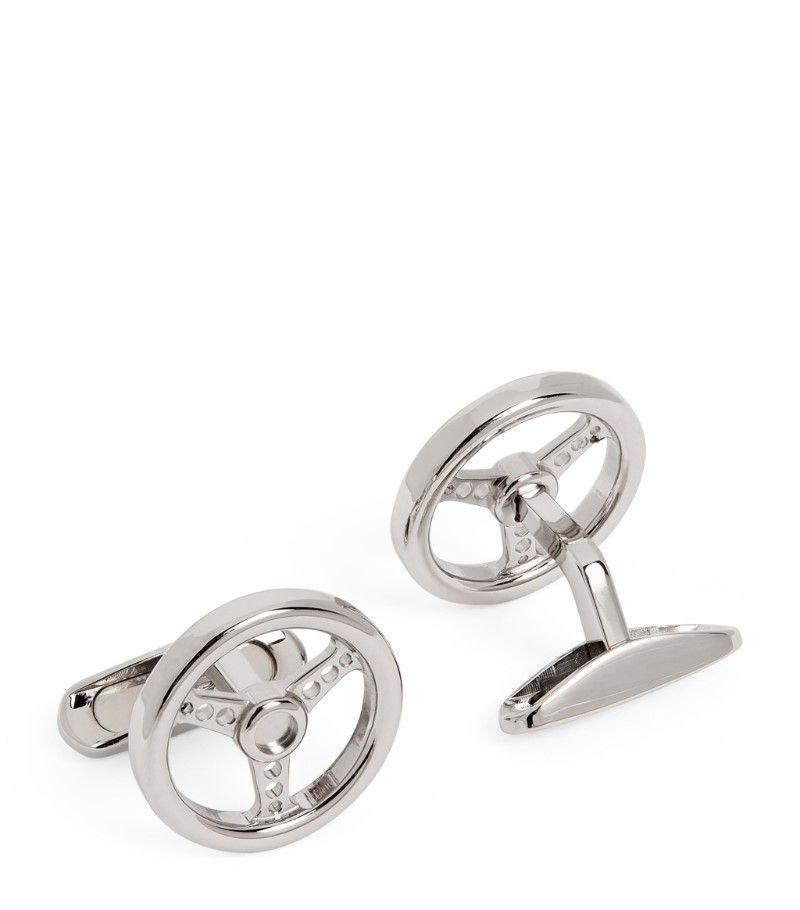 쇼파드-실버 레이싱 휠 Chopard Silver Racing Steering Wheel Cufflinks | Harrods Uk  16050455 | Trenbe