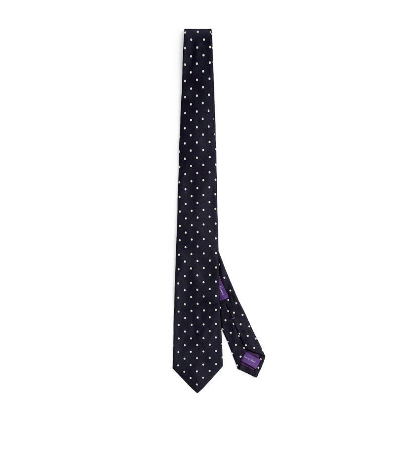 폴로랄프로렌-랄프 로렌 퍼플 라벨 네이비 실크 타이 Ralph Lauren Purple Label navy Silk Polka-Dot Tie | Harrods UK 19243607 | TRENBE 폴로랄프로렌-랄프 로렌 퍼플 라벨 네이비 실크 타이 Ralph Lauren Purple Label Navy Silk Polka-Dot Tie | Harrods Uk 19243607 | Trenbe