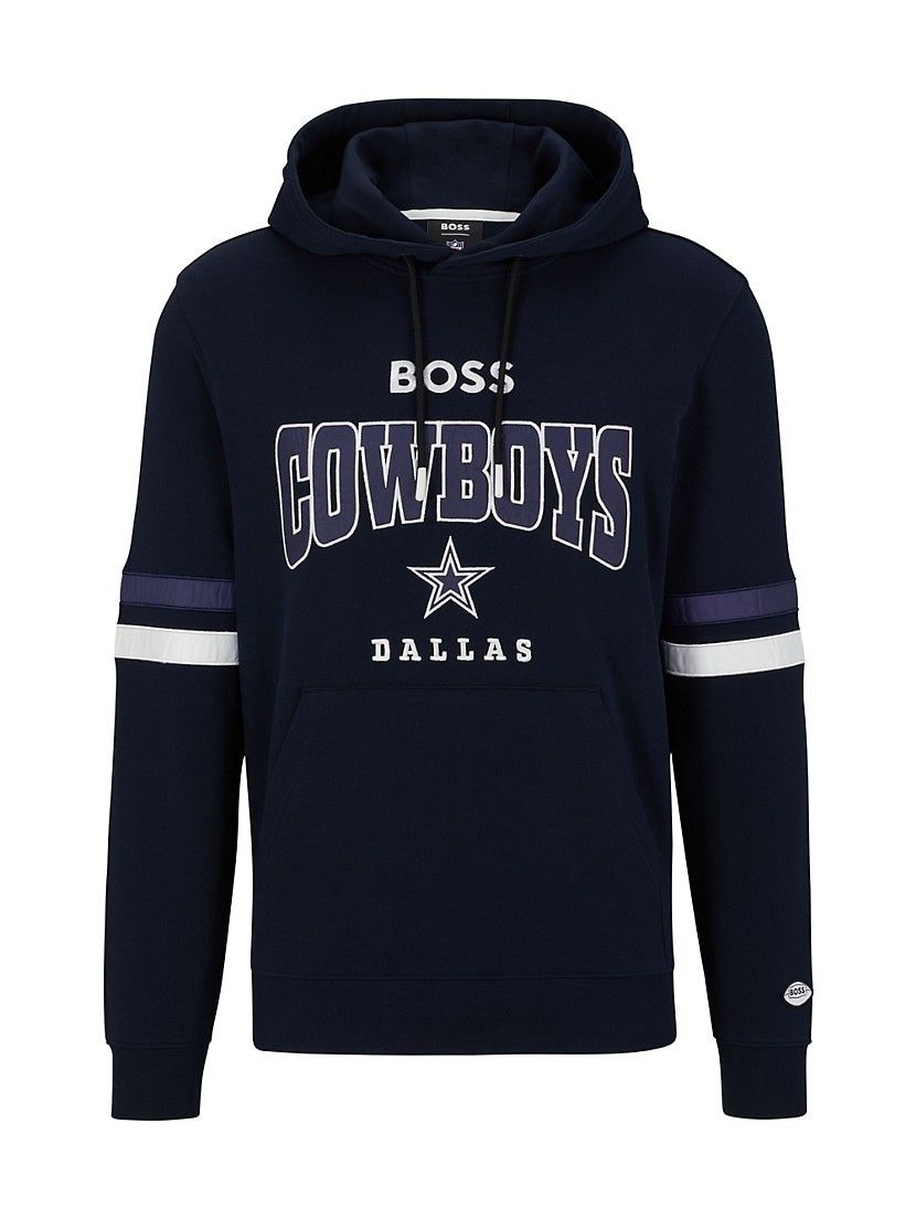 Dallas Cowboys-롱 슬리브 후드 티셔츠 Dallas Cowboys Dallas Cowboys Vineyard Vines  Rod Flag Long Sleeve Hooded Tee 95881029