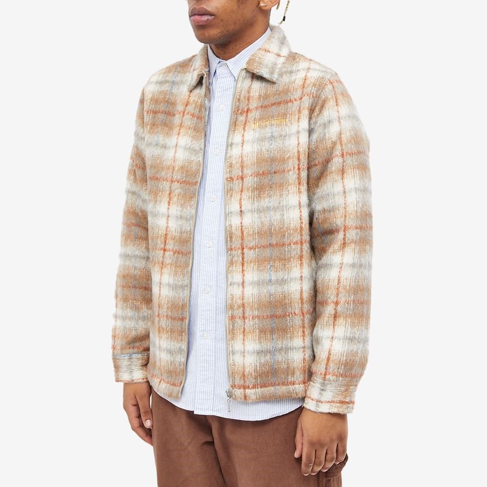 집업 오버셔츠 Plaid Flannel Zip Overshirt BGQ422D13302 Bark & Stone