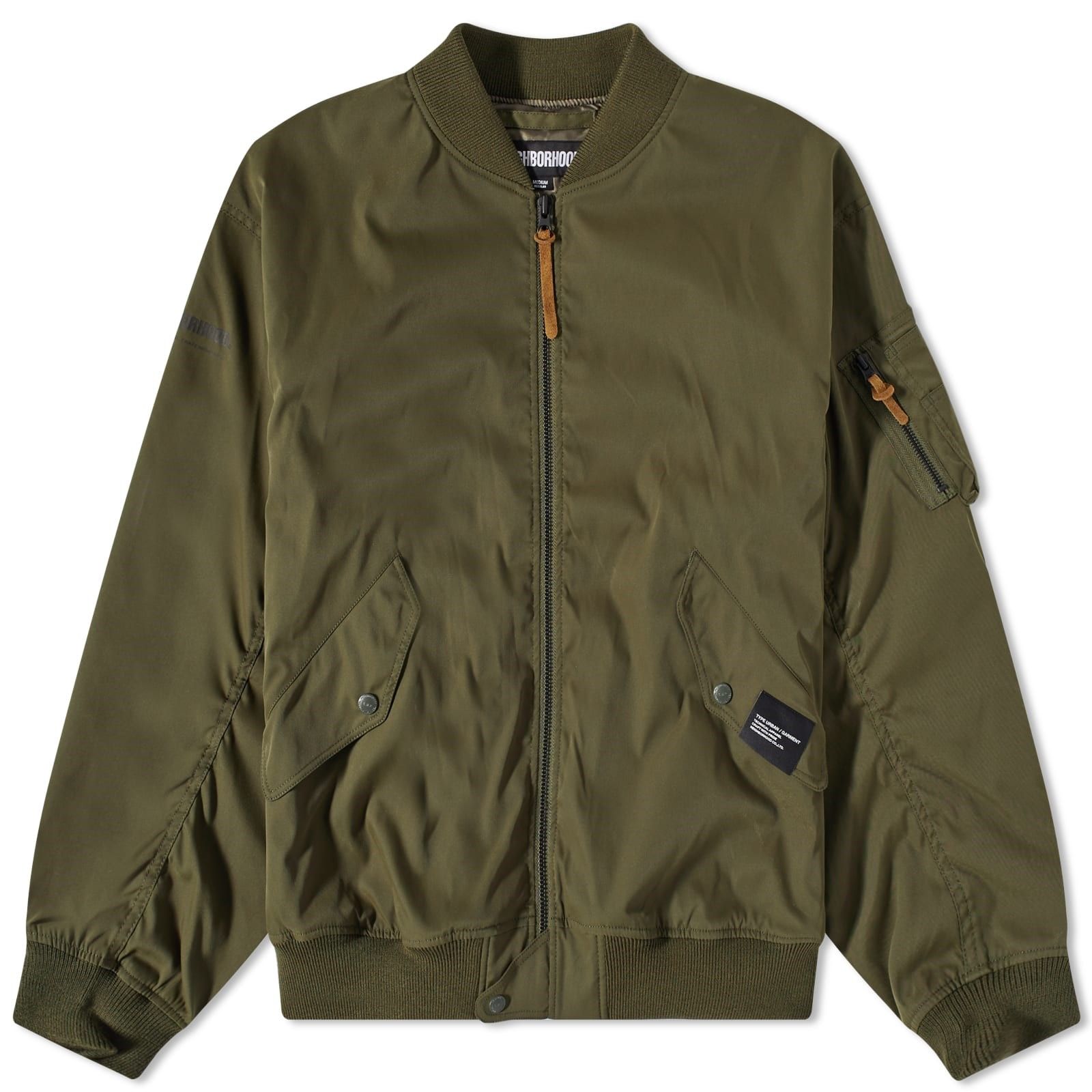 네이버후드-자켓 L-2 Flight Jacket 231TSNH-JKM06-OVD Olive Drab