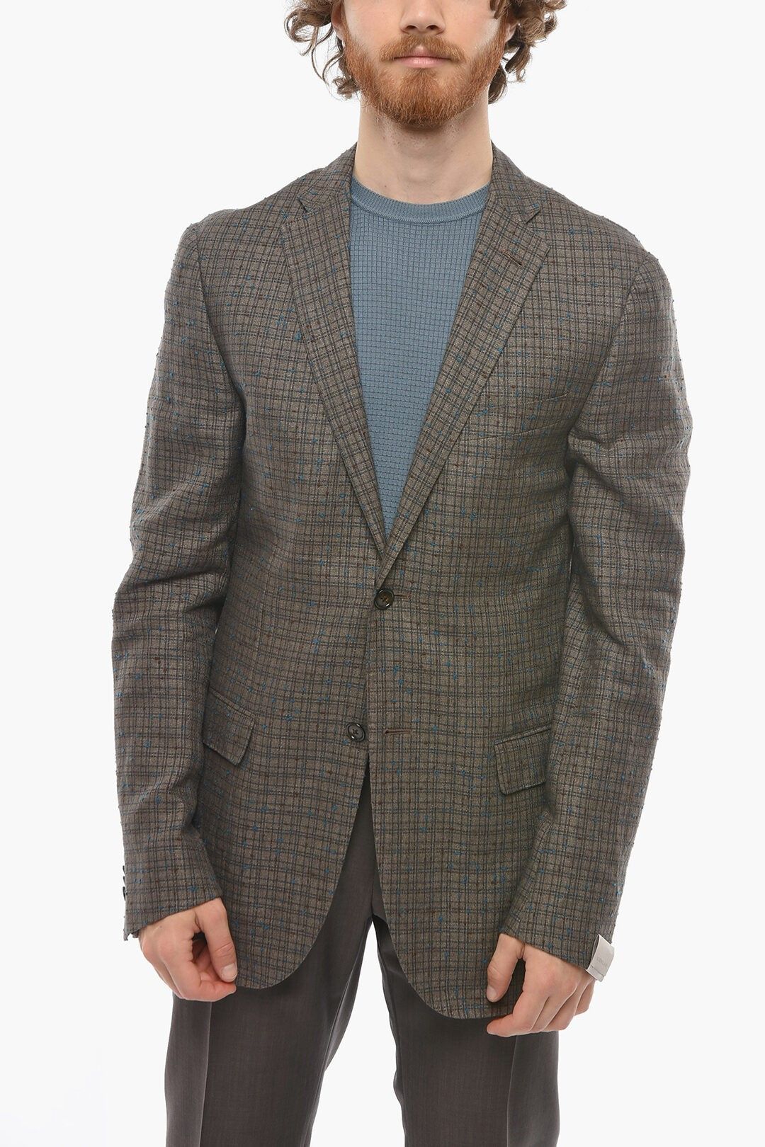 모티프 게이트 린넨 블렌드 블레이저 Fil a Fil Motif GATE Linen Blend Blazer 519700